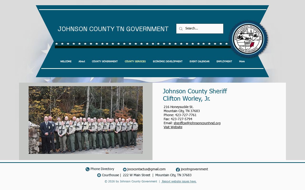 Johnson County sheriff recent arrest contact page
